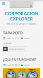 Mobile Screenshot of corporacionexplorer.com